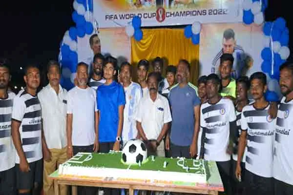 fifa world cup celebrated in chidambaram annamalai university 